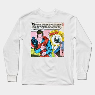 Comic Fierce Kiss with a Pop Long Sleeve T-Shirt